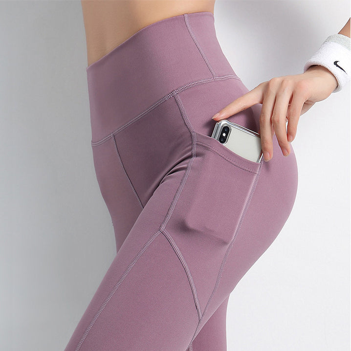 Sport-Leggings mit Taschen - Handy immer griffbereit!