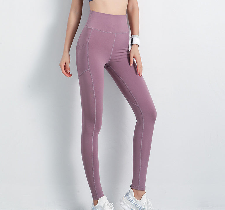 Sport-Leggings mit Taschen - Handy immer griffbereit!