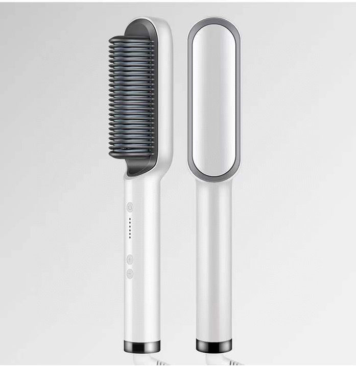 2-in-1 Hair Straightener Comb: Electric Hair Brush