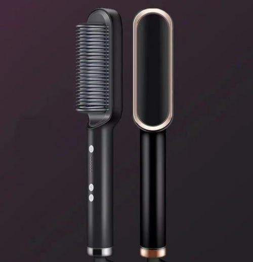 2-in-1 Hair Straightener Comb: Electric Hair Brush