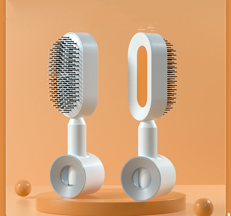 Self Cleaning Hairbrush: Anti-Static Comb